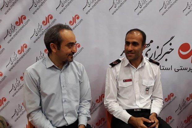 برگزاری کلاس آموزش آتش نشانی ویژه خبرنگاران گلستان