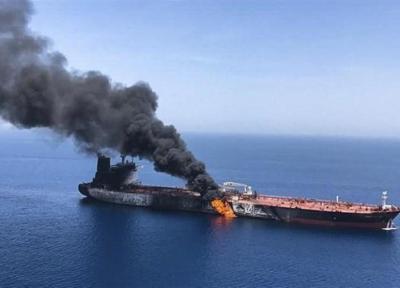 خدمه نفتکش آسیب دیده در دریای عمان اکنون در دبی هستند