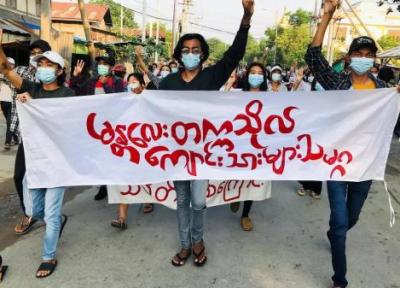 میانمار؛ اعتصاب معلمان و دانشجویان علیه کودتاچیان
