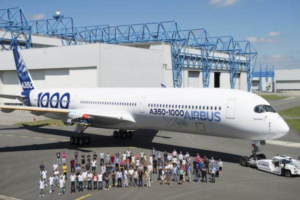 تور دوحه: ورود هواپیمای آزمایشی ایرباس A350، 1000 به دوحه