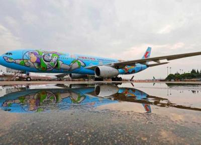 15 هواپیمایی در جهان با رنگ آمیزی جالب